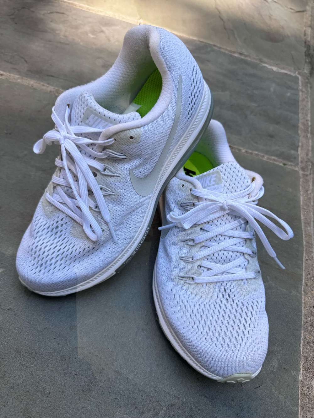 Nike ZOOM White Athletic Shoes